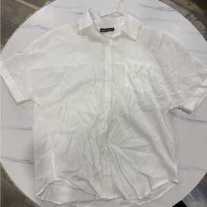 SHEIN White Short Sleeve Blouse